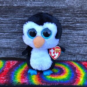 TY Beanie Babies Waddles the Penguin plushie stuffed animal toy plush Beanie Boo